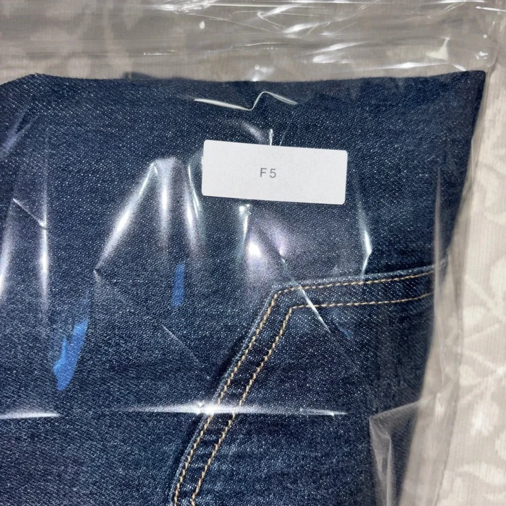 Lane Bryant Size 14 Dark Wash Straight Leg High Rise Stretch Denim Jeans (F5) - Picture 10 of 10